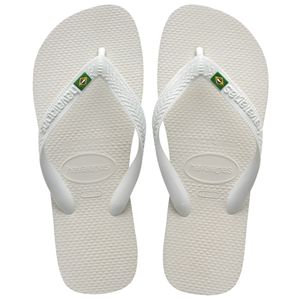 Sandália Havaianas Masculina Brasil Branca 37/38