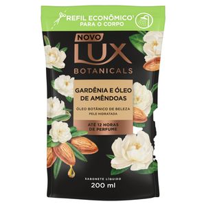 Sabonete Líquido Lux Botanicals Gardênia e Óleo de Amêndoas Refil 200ml