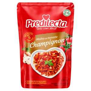 Molho de Tomate Predilecta Champignon Sachê 300g