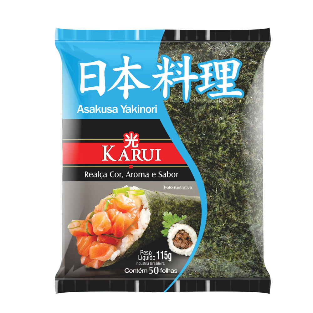 Alga Karui Asakusa Yakinori c/ 10 Folhas 26g | Prezunic