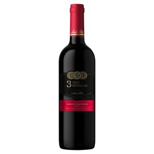 Vinho Chileno 3 Medallas Cabernet Sauvignon 750ml