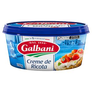 Creme de Queijo Ricota Galbani Pote 200g