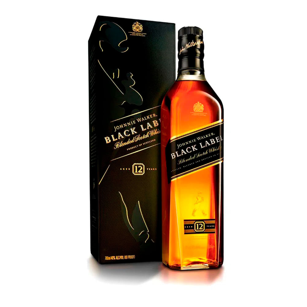 Whisky Johnnie Walker Black Label 12 Anos 1 Litro | Prezunic