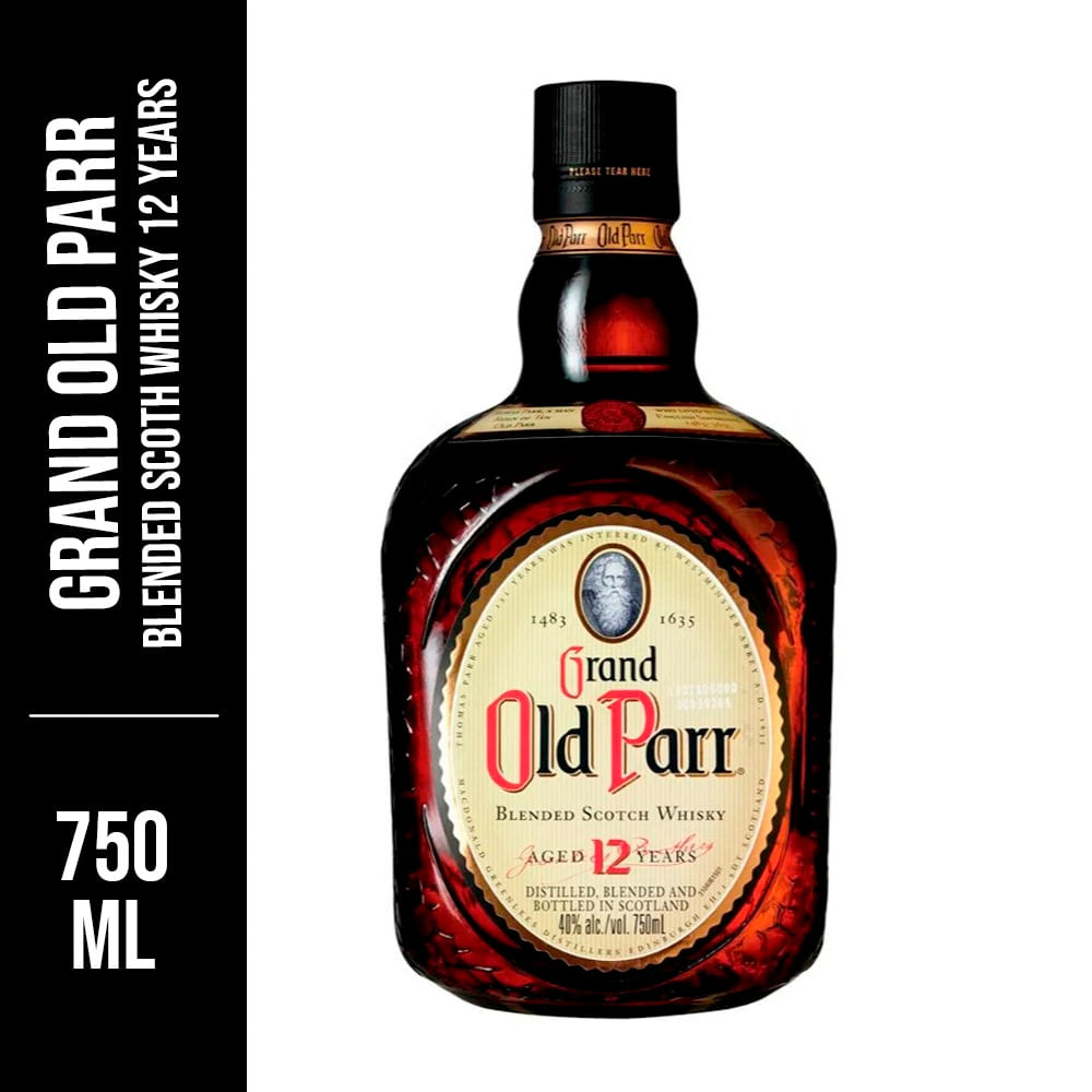 Whisky Old Parr 12 Anos 750ml | Prezunic