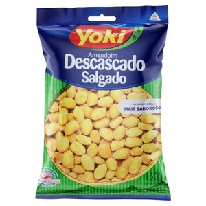 Amendoim Yoki Descascascado Temperado Salgado 150g