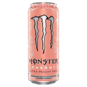 Energético Monster Ultra Peachy Keen Zero Açúcar Lata 473ml