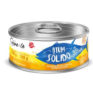 Atum Sólido em Óleo Cuisine&Co Lata 120g