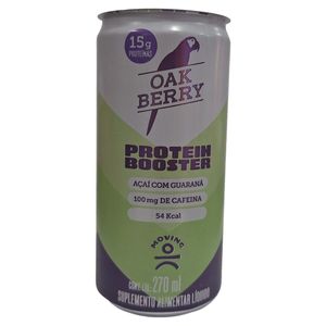 Suplemento Alimentar Líquido Moving Oakberry Protein Booster Açaí comGuaraná Lata 270ml