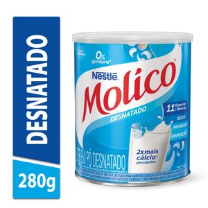 Leite em Pó Total Cálcio Molico Nestlé Desnatado 280g