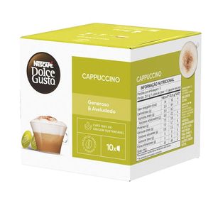 Cappuccino em Cápsula Nescafé Dolce Gusto Caixa 117g c/ 10 Unid