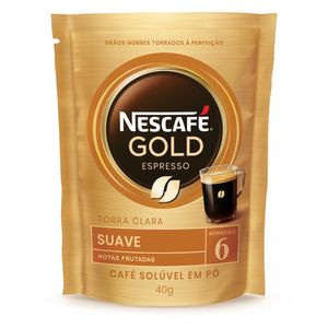 Café Solúvel em Pó Espresso Nescafé Gold Suave Refil 40g