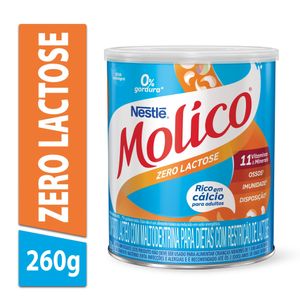 Composto Lácteo em Pó Molico Zero Lactose Lata 260g