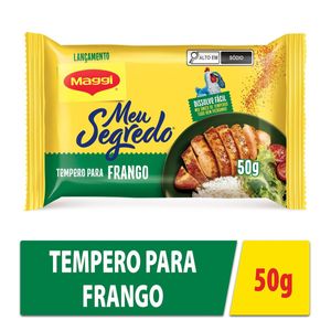 Tempero Granulado Maggi Meu Segredo p/ Frango 50g c/ 10 Unid