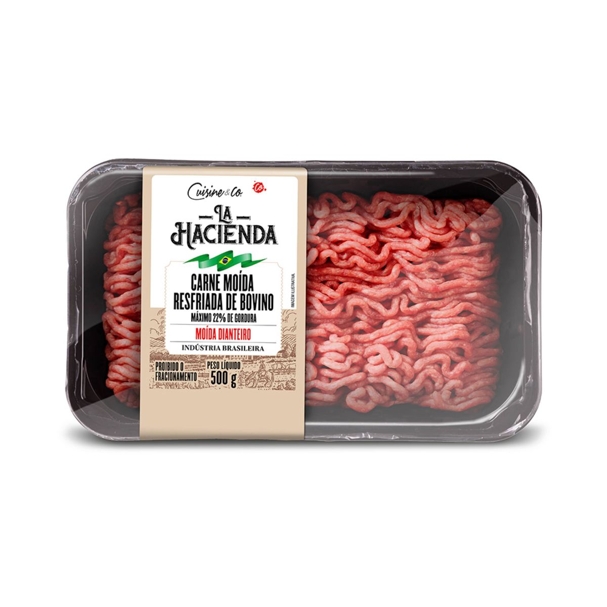 Carne Moída Dianteiro Bovina Cuisine&Co Resfriada Bandeja 500g