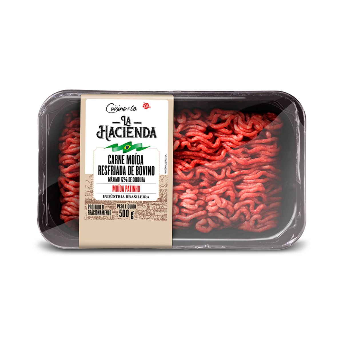 Carne Moída Patinho Cuisine&Co Resfriado Bandeja 500g