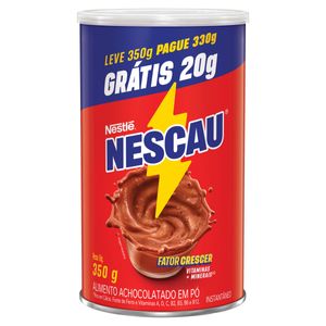 Achocolatado em Pó Nescau Lata Leve 350g Pague 330g