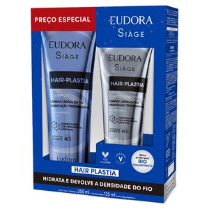 Kit Eudora Siáge Shampoo 250ml + Condicionador 125ml Hair-Plastia