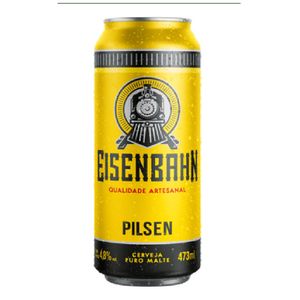 Cerveja Eisenbahn Pilsen Puro Malte Lata 473ml