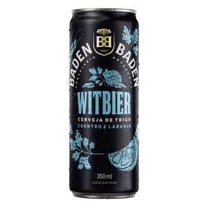 Cerveja Baden Baden Witbier Coentro e Laranja Lata 350ml