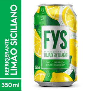 Refrigerante Limão Siciliano FYs Lata 350ml