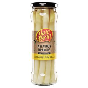 Aspargo Branco Vale Fértil em Conserva Vidro 205g