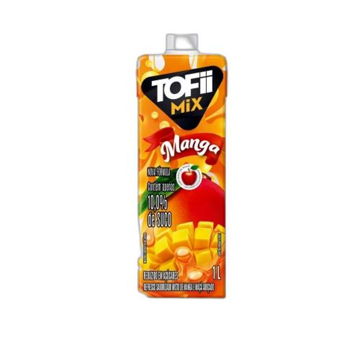 Suco Tofii Mix Refresco Manga e Maçã Caixa 1 litro | Prezunic