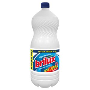 Água Sanitária Brilux Leve 2l Pague 1800ml