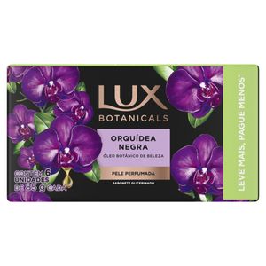 Sabonete em Barra Lux Botanicals de Glicerina Orquídea Negra 85g com 6 Unidades Leve + Pague -