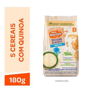 Cereal Infantil Mucilon 5 Cereais Zero 180g