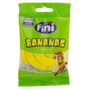 Bala Gelatina Fini Banana 35g
