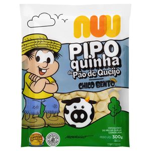 Pipoquinha de Pão de Queijo Nuu Chico Bento Congelada Pacote 300g