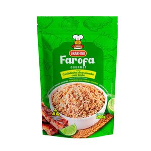 Farofa de Mandioca Granfino Receita Caseira Costelinha Defumada com Limão 250g