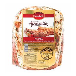 Picanha Suína Apreciatta Temperada Resfriado Pedaço
