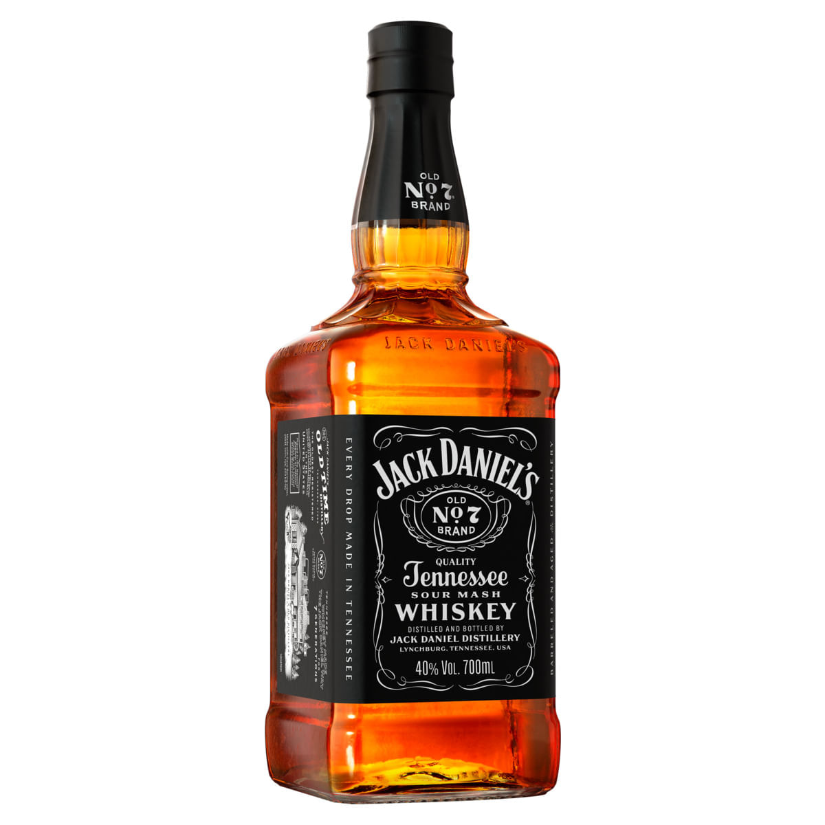 ウイスキー  BLENDED WHISKY Whisky Americano Old No. 7 Jack Daniel's Garrafa 700ml | Prezunic