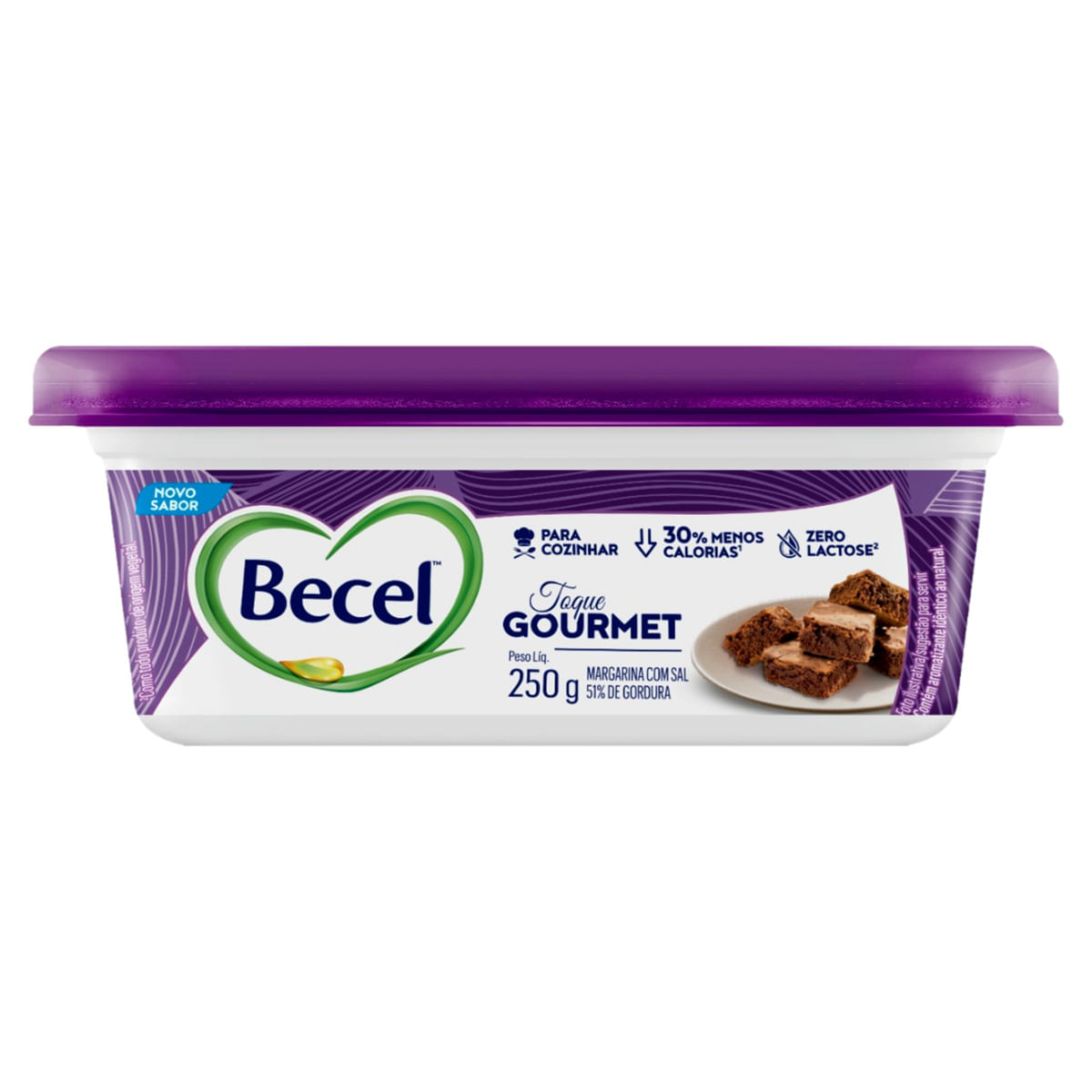 MARGARINA BECEL 250G Z/LACT C/SAL TOQUE GOURMET