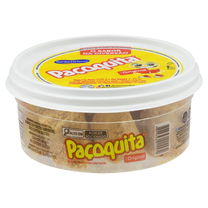 Poçoca Rolha Paçoquita Pote 220g | Prezunic