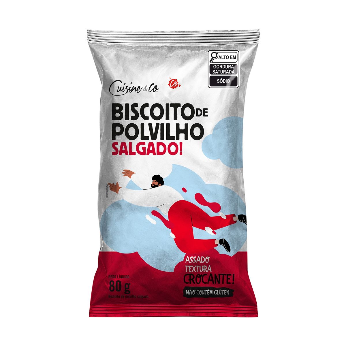Biscoito Polvilho Cuisine&Co Salgado 80g
