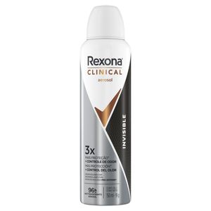 Desodorante Aerossol Rexona Clinical Invisible 150ml