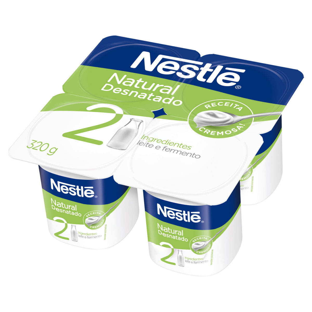 Iogurte Natural Desnatado Nestlé 320g