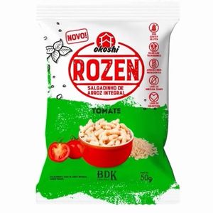 Salgadinho de Arroz Okoshi Rozen Tomate 50g