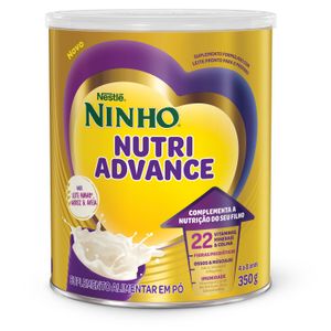 Suplemento Alimentar em Pó Pó Ninho Nutri Advance Baunilha Lata 350g