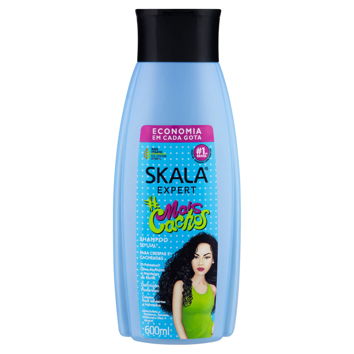 Shampoo Skala Mais Cachos 600ml