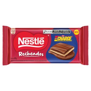 Chocolate em Barra Nestlé Charge Recheado Tablete 90g