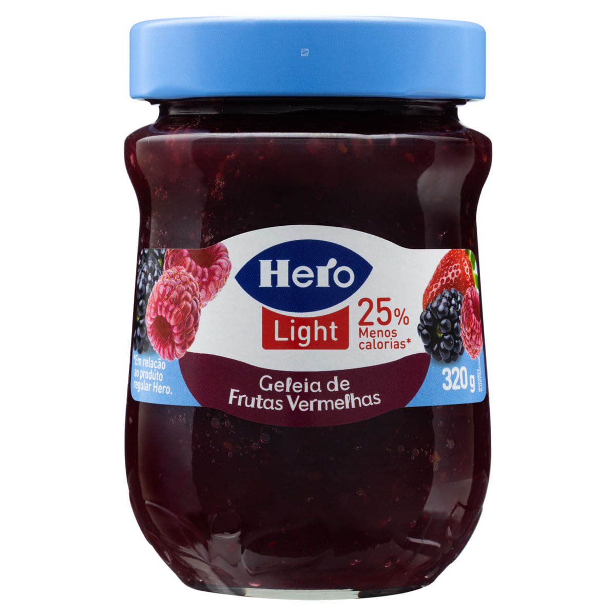 Geleia de Frutas Vermelhas Light Hero 320g