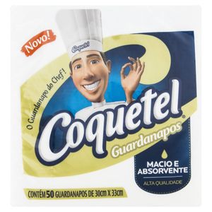 Guardanapo Coquetel Grande com 50 Unidades