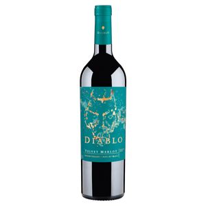 Vinho Chileno Diablo Velvet Merlot Valle Del Maule Meio Seco Tinto 750ml