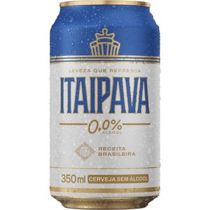 Cerveja Itaipava Zero Álcool Lata 350ml