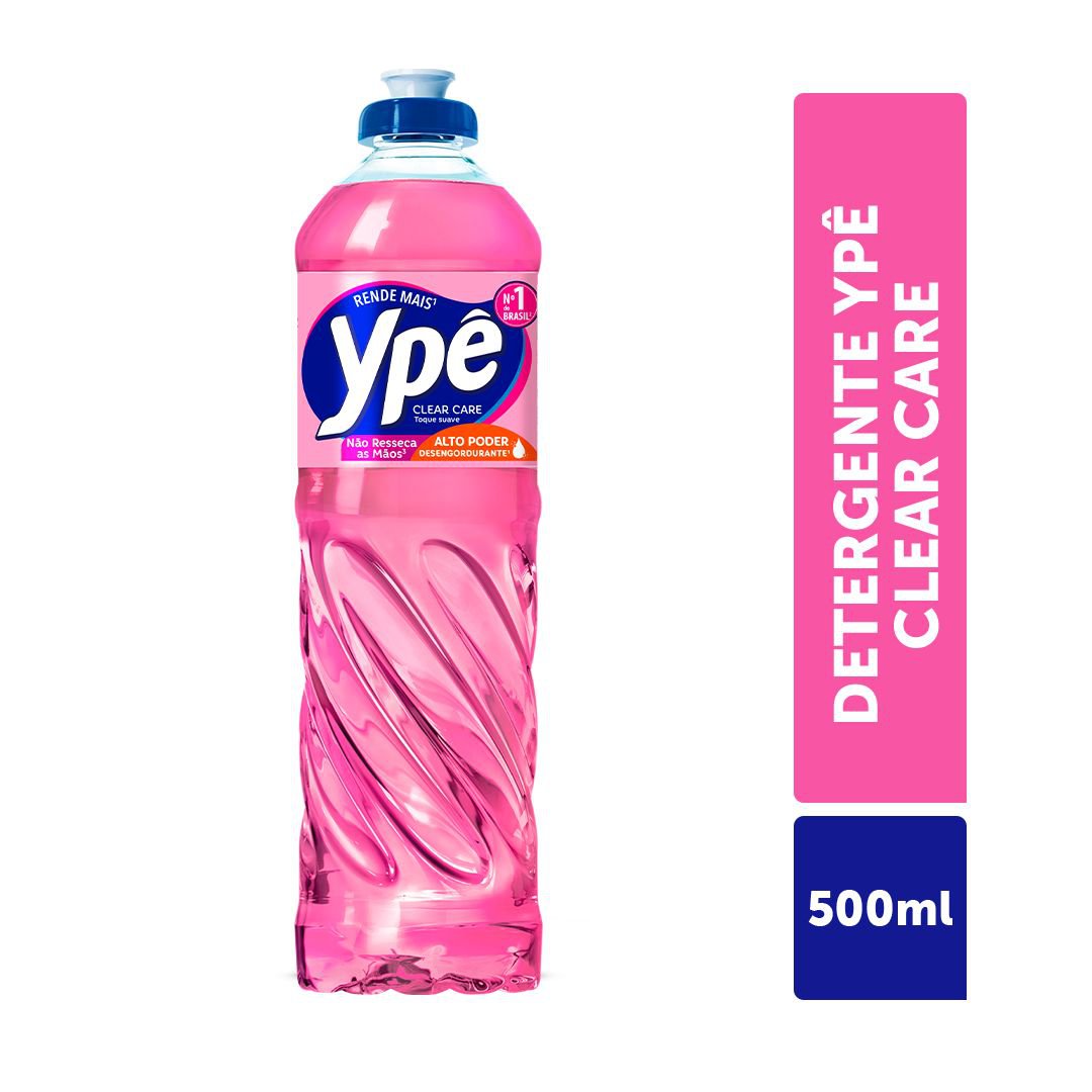 Detergente Ypê Clear Care 500ml | Prezunic