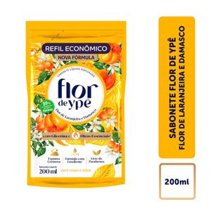 Sabonete Líquido Flor de Ypê Flor de Laranjeira e Damasco Refil 200ml