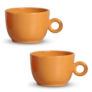 Xícara Util No Lar Cosumê Bojuda Cerâmica Sortida 470ml